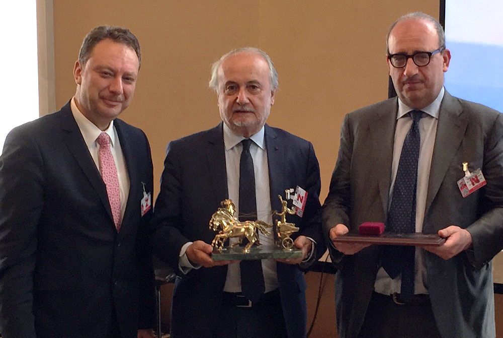 Mario Virano riceve il Golden Chariot Award