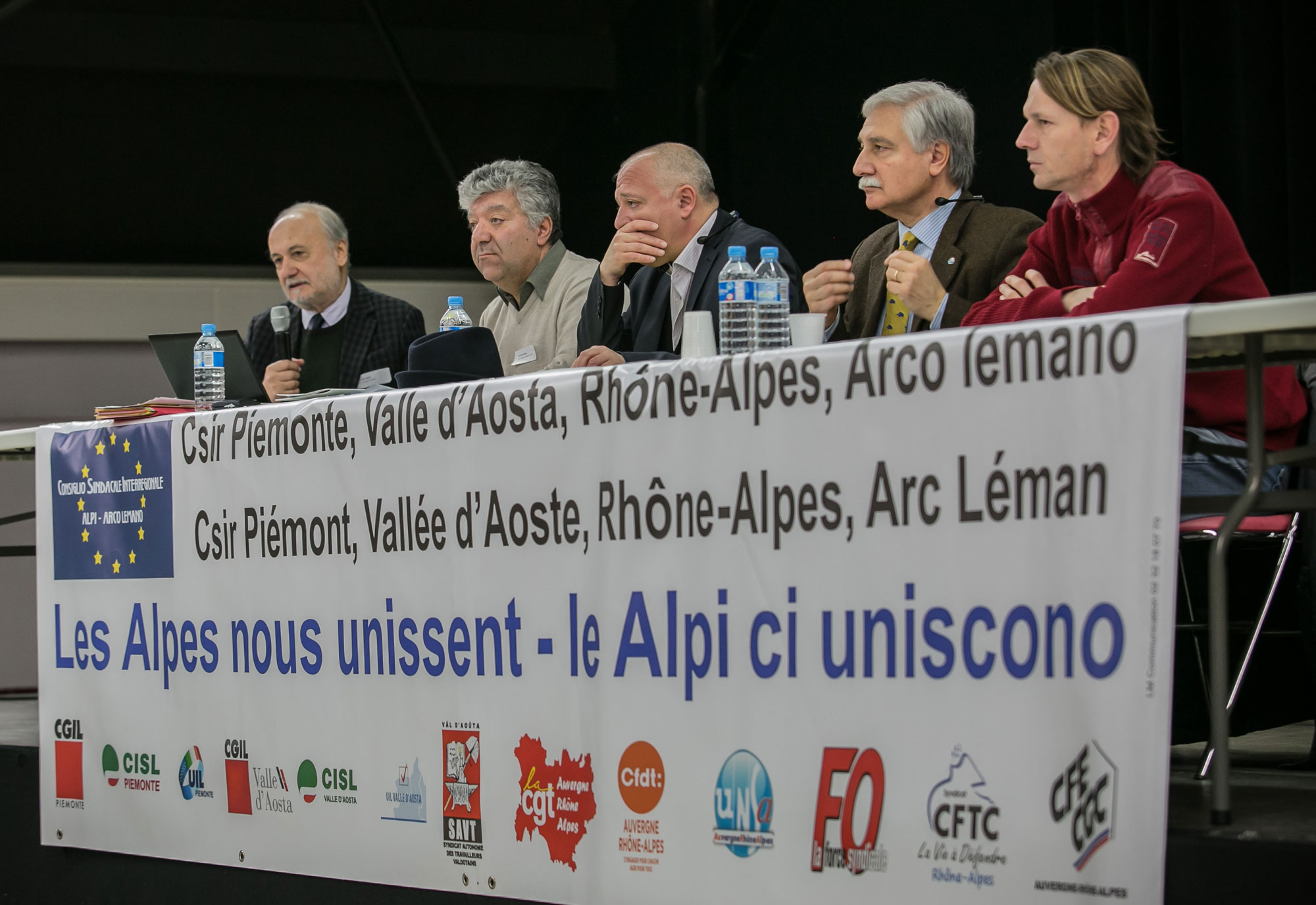 100 Représentants syndicaux français et italiens soutiennent la réalisation du Lyon-Turin