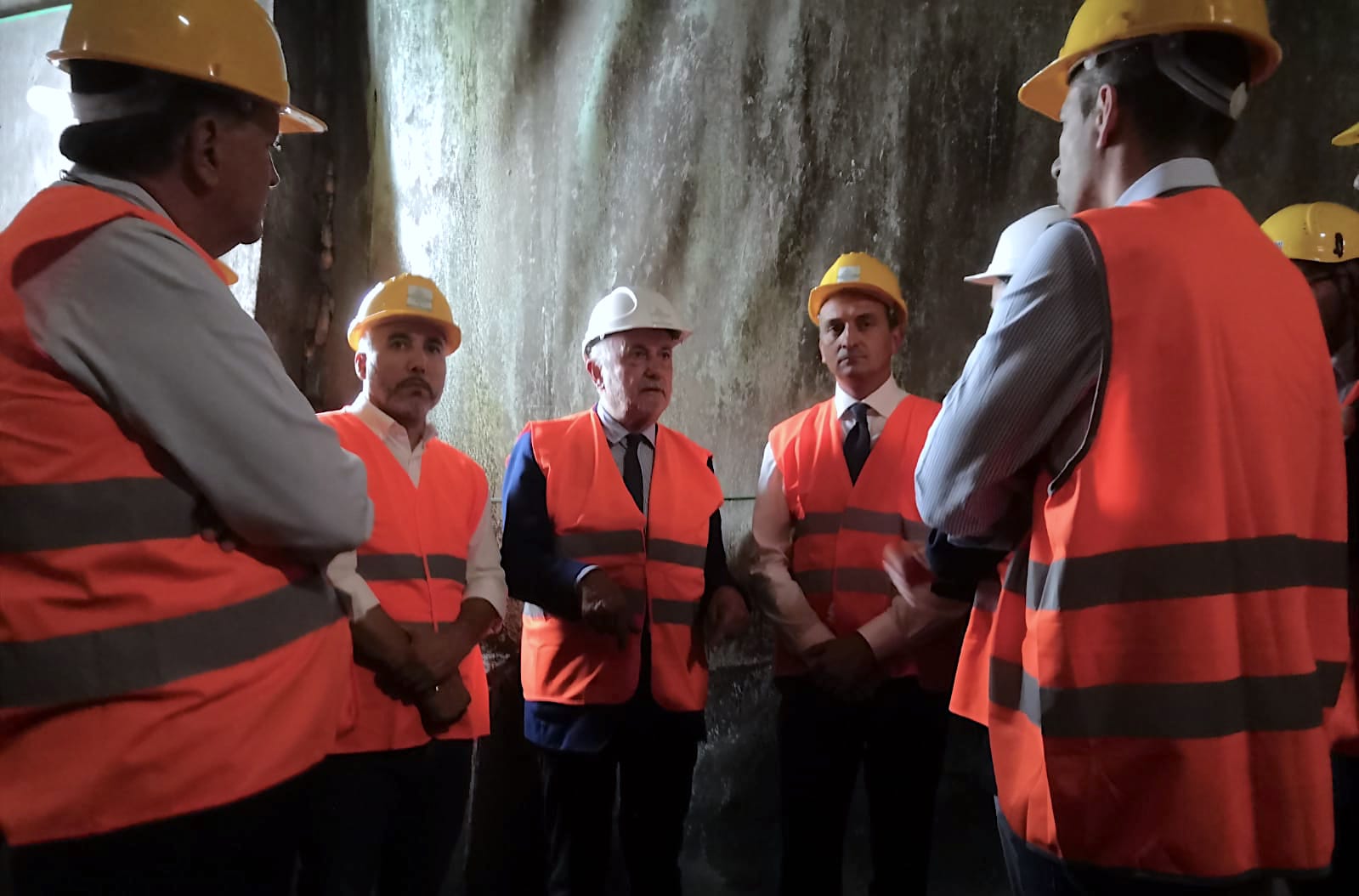 La giunta regionale del Piemonte in visita al cantiere di Chiomonte