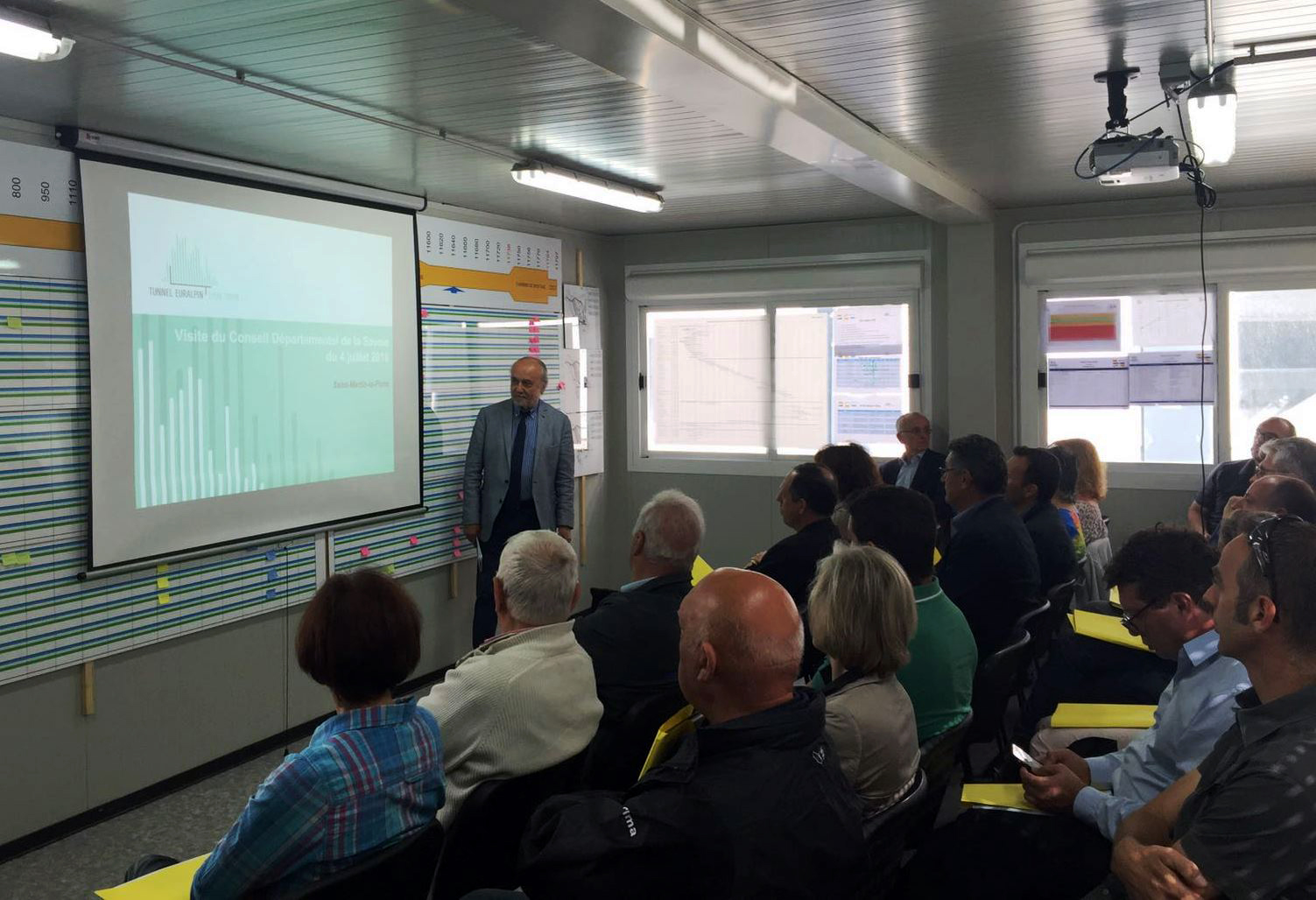 Visite du Conseil Départemental de la Savoie