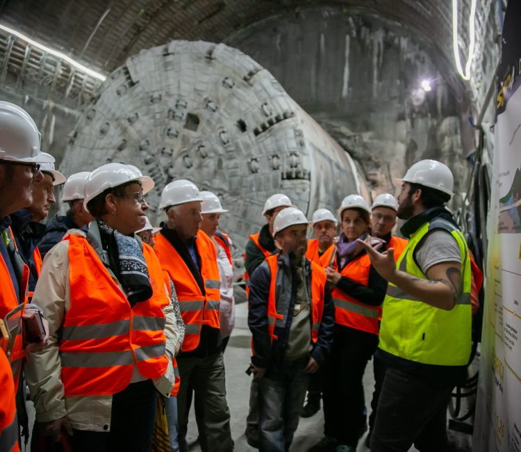 Telt - Visite Tunnelier