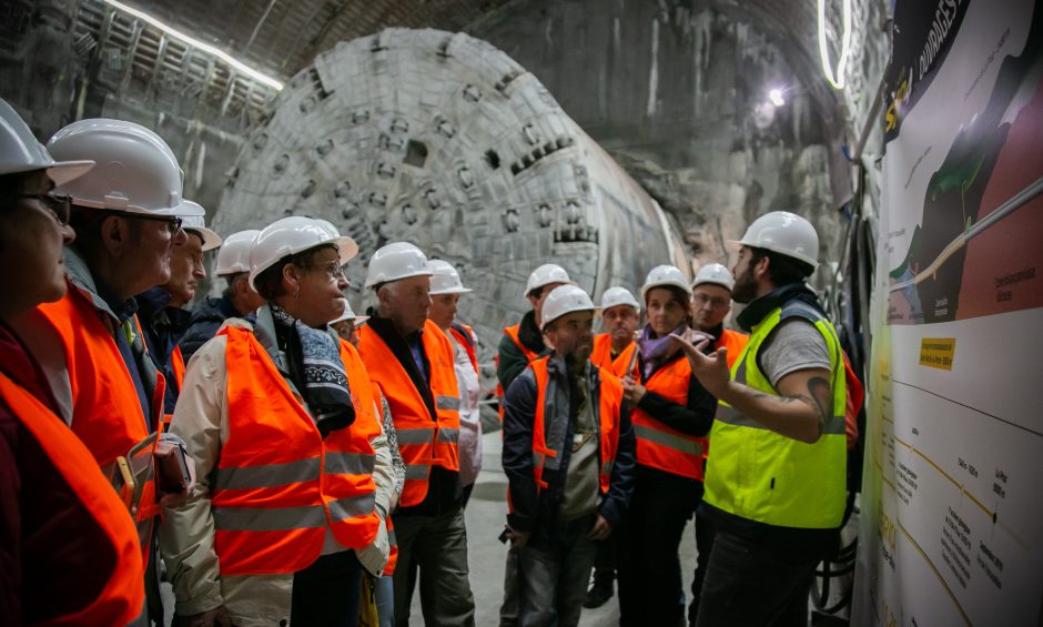 Telt - Visite Tunnelier