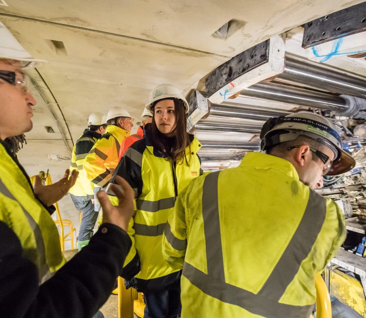 Visite chantier Mme DEGOIS - Députée de la Savoie