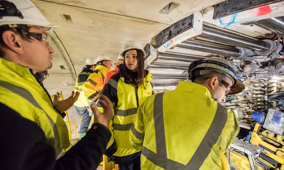Visite chantier Mme DEGOIS - Députée de la Savoie